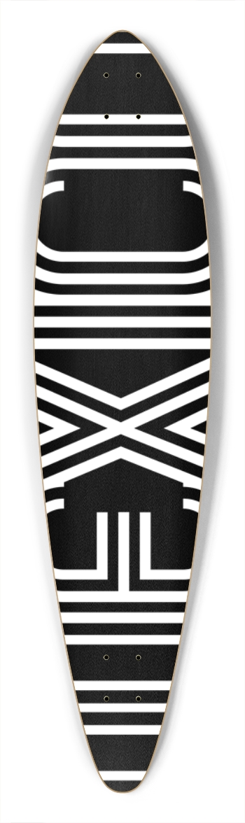 MEXICO (BLACK) Pintail Longboard