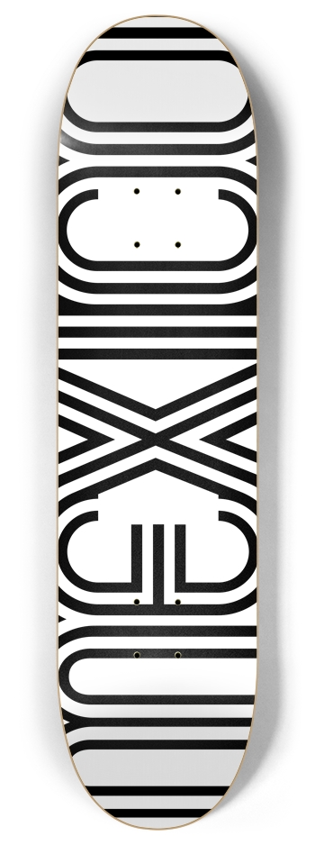 MEXICO (WHITE) 8 Inch Skateboard Deck