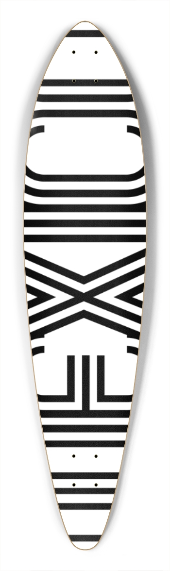 MEXICO (WHITE) Pintail Longboard