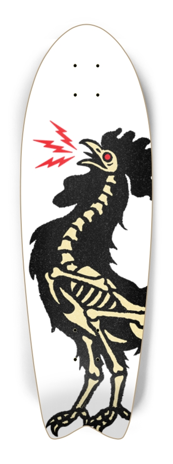 COCK-A-DOODLE-DOO! (CUSTOMIZABLE BG) Fish Tail