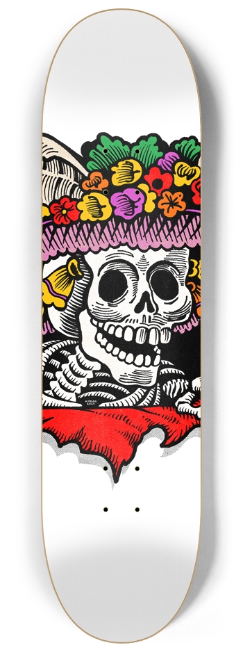 LA CATRINA (CUSTOMIZABLE BG) 8-1/4 Skateboard Deck