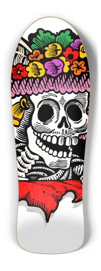 LA CATRINA (CUSTOMIZABLE BG) Old School Shape