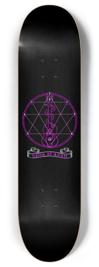 HAND OF DOOM 8 Inch Skateboard Deck