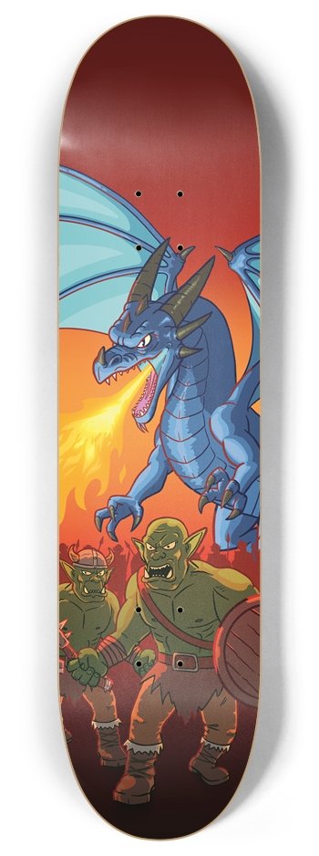 Dragon 8 Inch Skateboard Deck