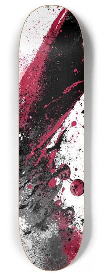 Black Widow Spray Paint 8 Inch Skateboard Deck