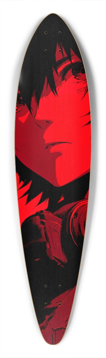 Steampunk Waifu Pintail Longboard