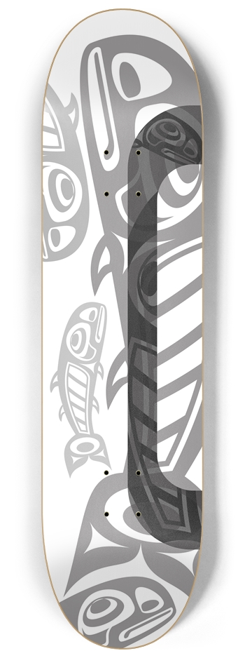 inuit_salmon 8-1/4 Skateboard Deck