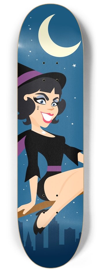 witch_sabrina 8-1/4 Skateboard Deck