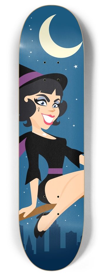 witch_sabrina 8 Inch Skateboard Deck