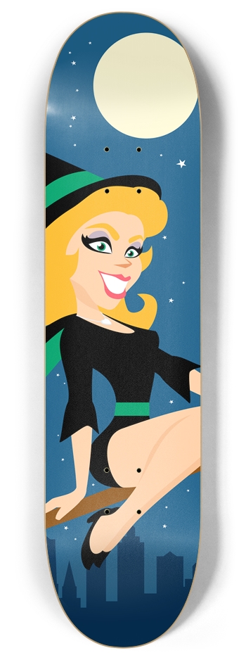 witch_sam 8 Inch Skateboard Deck
