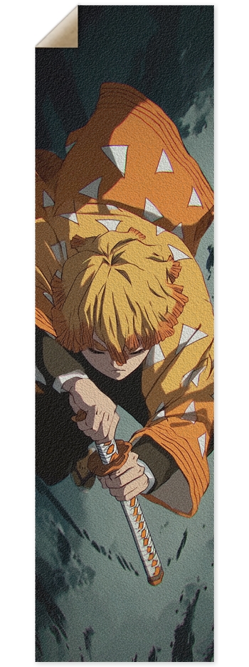 Zenitsu demon slayer custom Skateboard
