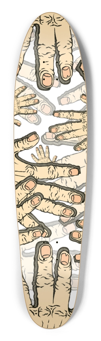 Hands Longboard Shape