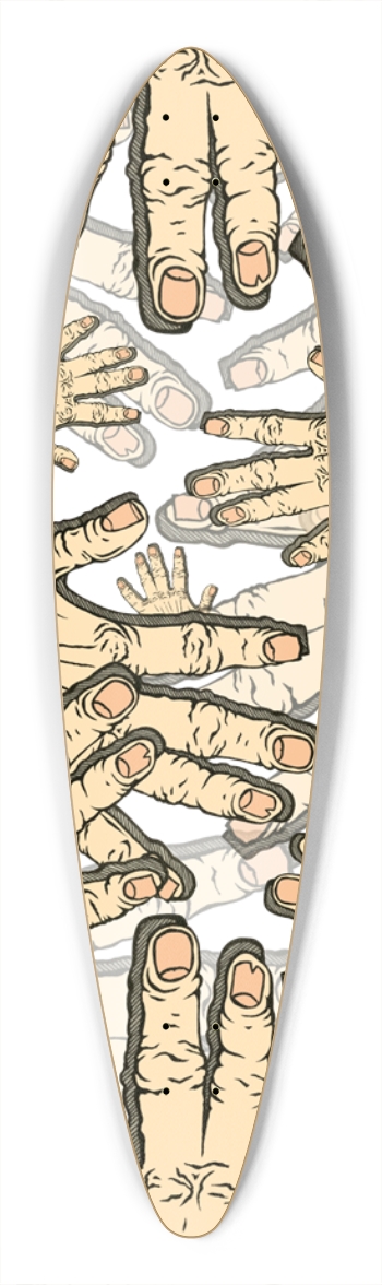 Hands Pintail Longboard