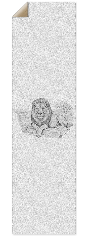 Lion Relaxing Sketch