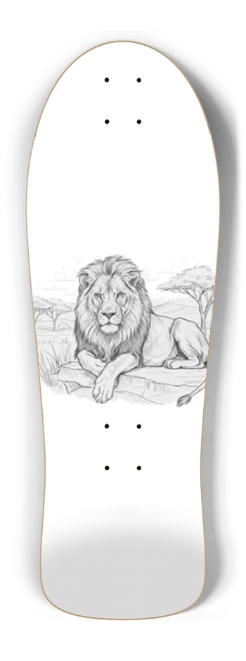 Lion Relaxing Sketch