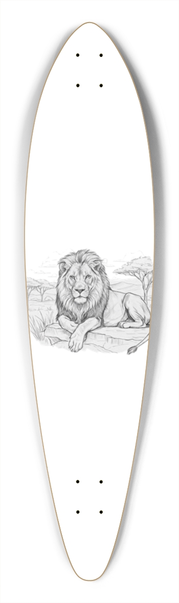 Lion Relaxing Sketch