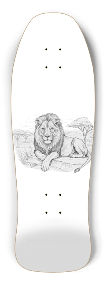 Lion Relaxing Sketch