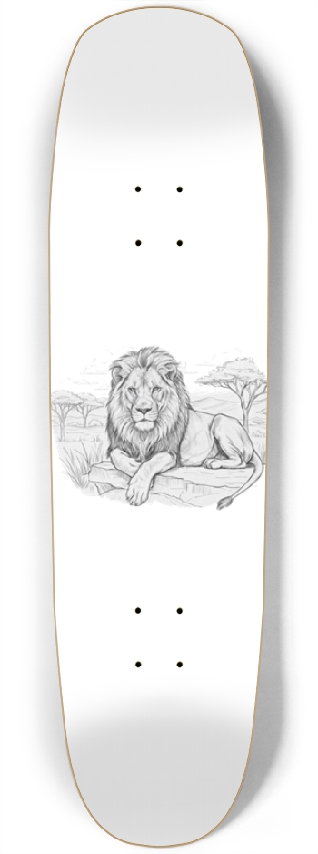 Lion Relaxing Sketch