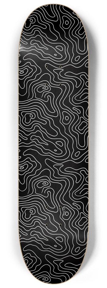 TOPO Line Art 8-1/4 Skateboard Deck