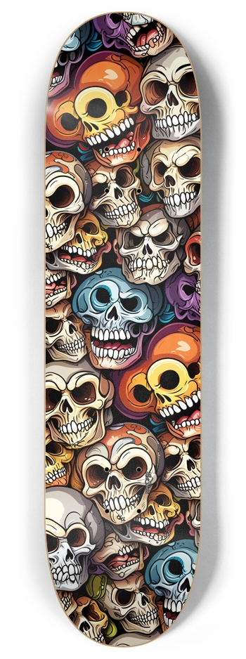 Mad Skulls 1 8 Inch Skateboard Deck