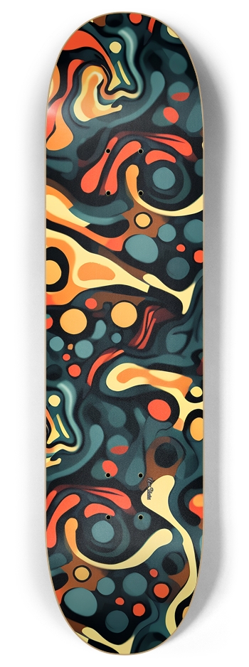 Lava Lamp 8 Inch Skateboard Deck