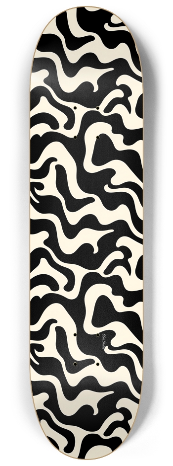 Drunk Zebra 8-1/4 Skateboard Deck