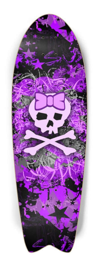 Purple Girly Skull