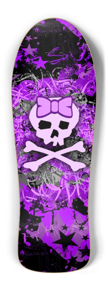 Purple Girly Skull