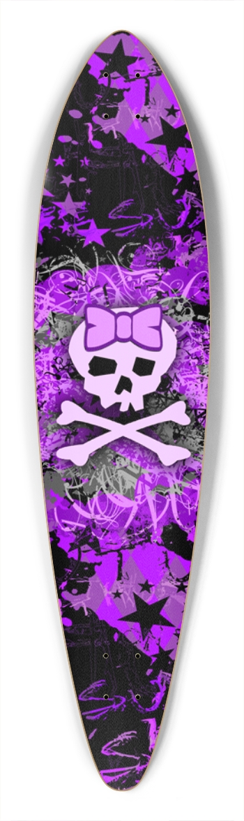Purple Girly Skull