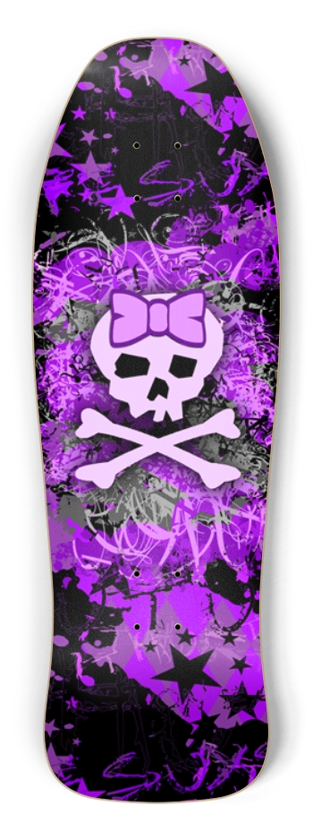 Purple Girly Skull