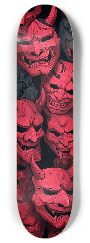 Oni Masks 8 Inch Skateboard Deck