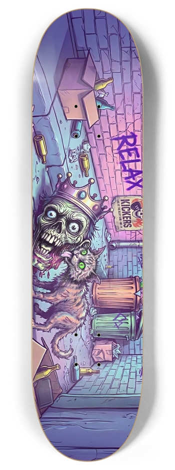 Hey Meow 8 Inch Skateboard Deck