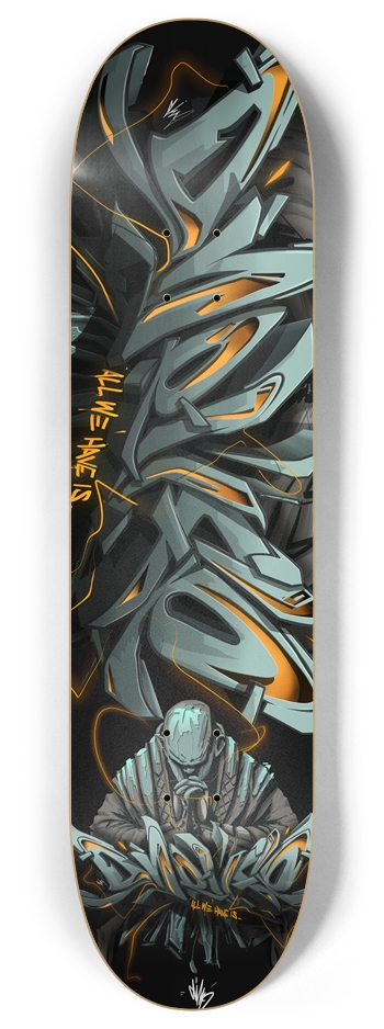 One life monk 8 Inch Skateboard Deck