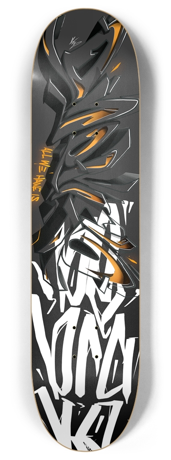 be brave - one life 8 Inch Skateboard Deck