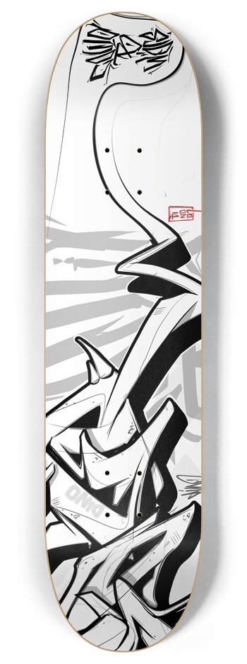 BSBS01 - SAUR - could B wörs 8 Inch Skateboard Deck