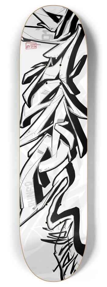BSBS01 - RHINO - one life 8 Inch Skateboard Deck