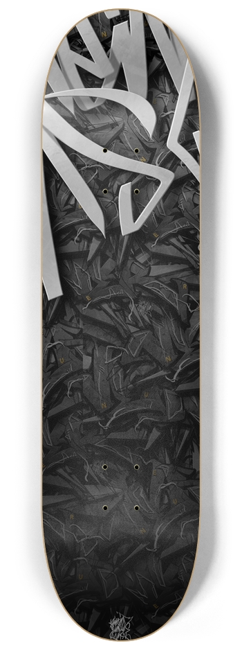 Wall of Neuner 8-1/4 Skateboard Deck