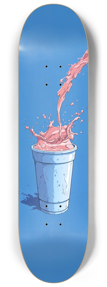 Splashed 8-1/4 Skateboard Deck