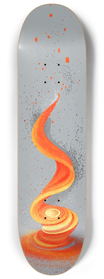 Fire Tornado 8-1/4 Skateboard Deck