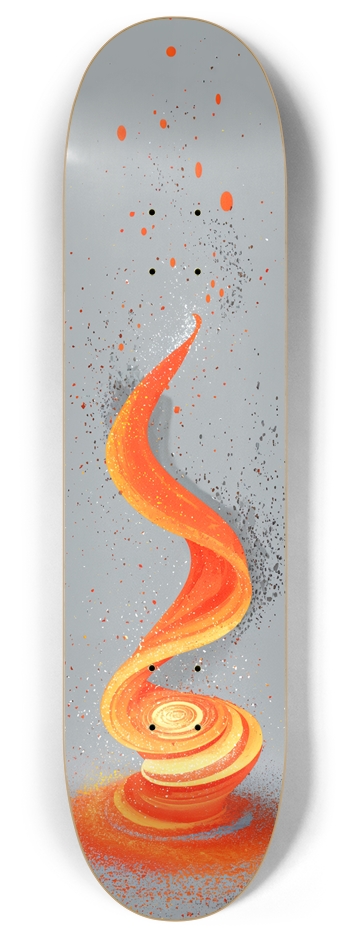 Fire Tornado 8 Inch Skateboard Deck