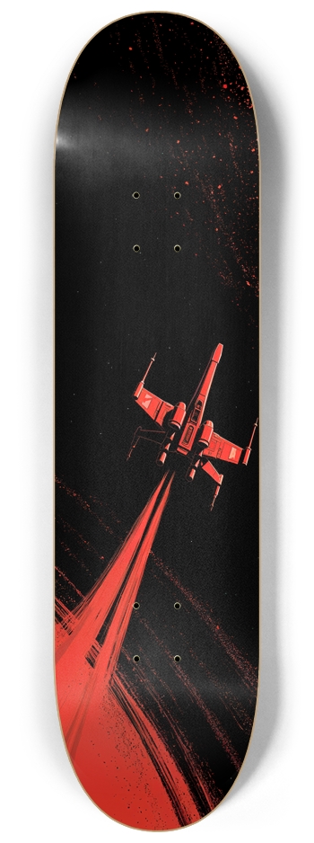Quad Wing 8-1/4 Skateboard Deck
