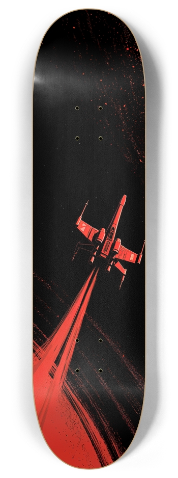 Quad Wing 8 Inch Skateboard Deck