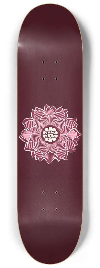 Sakura Lotus 8-1/4 Skateboard Deck