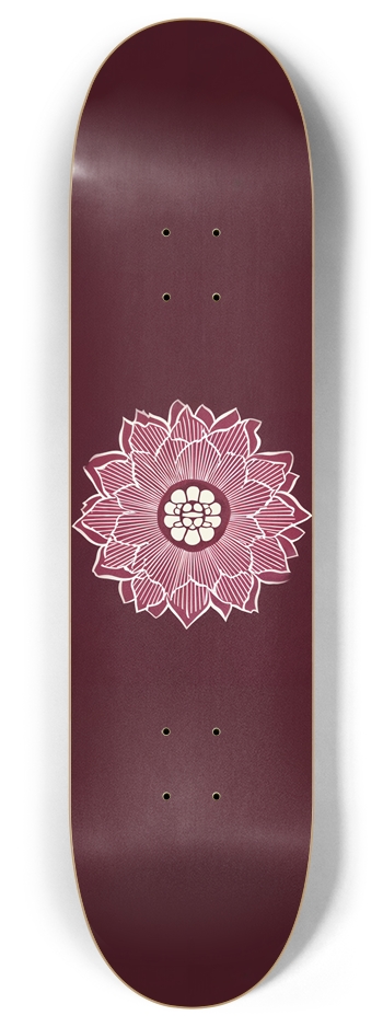 Sakura Lotus 8 Inch Skateboard Deck