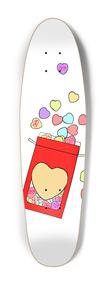 Candy Hearts Cruiser Shape