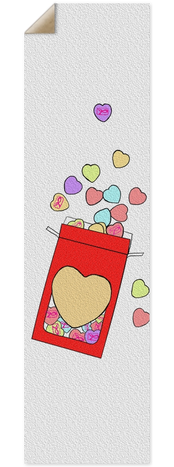 Candy Hearts 9 x 33 Inch Griptape