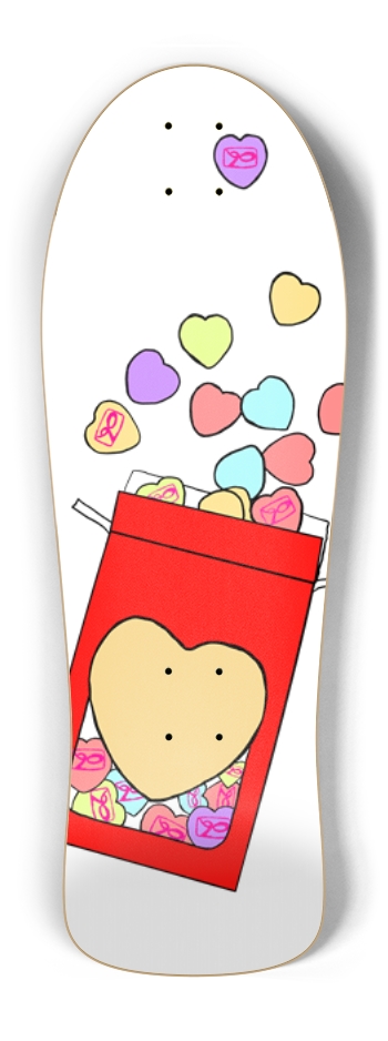 Candy Hearts Old School Shape