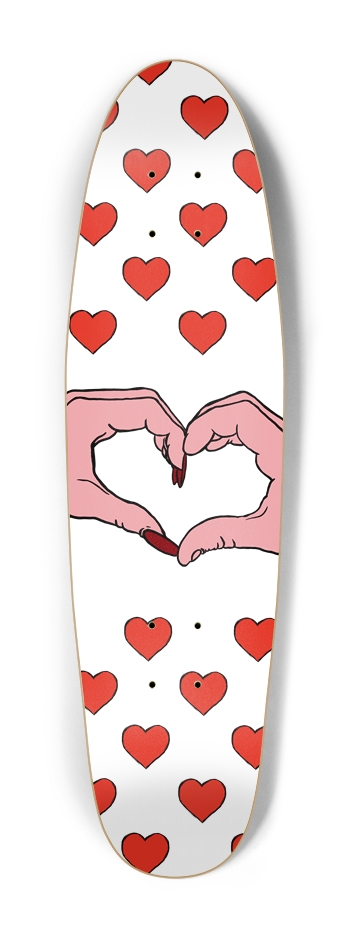 Heart Hands Cruiser Shape