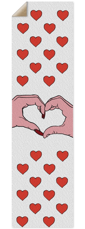 Heart Hands 9 x 33 Inch Griptape