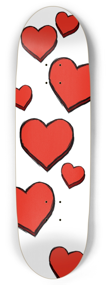 Hearts Football Shape